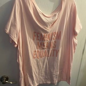 Torrid feminism v neck